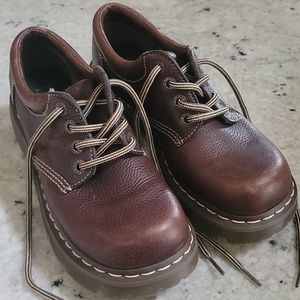 Brown Dr. Martens Shoe